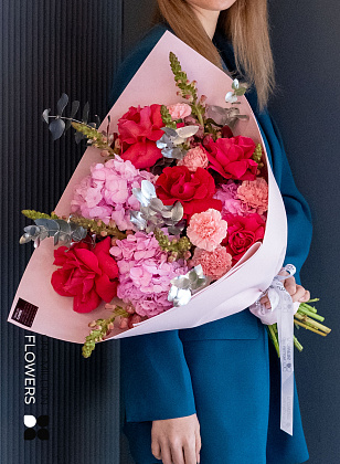 Букет "Сильвер Эйдж" Pink